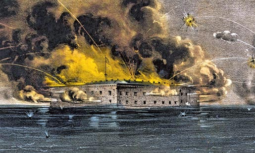 Civil War Begins with the Battle of Fort Sumter