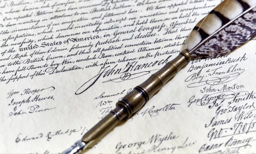 Constitution Is Signed by Convention Attendees