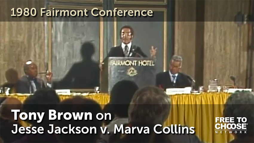 Tony Brown on Jesse Jackson v. Marva Collins
