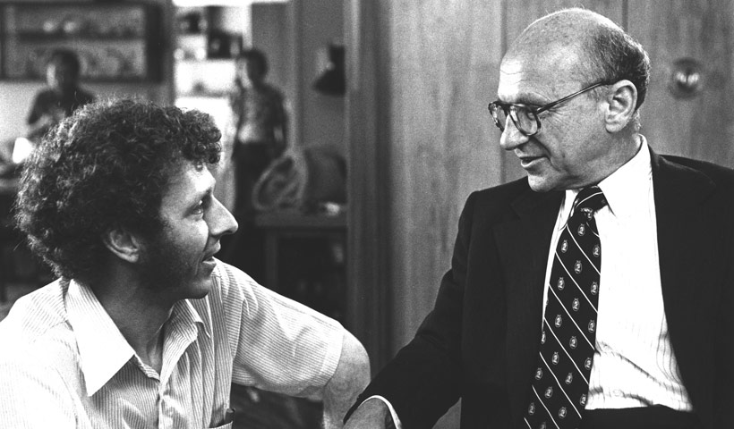 Bob Chitester and Milton Friedman