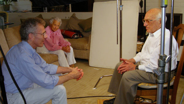 Bob Chitester with Milton and Rose Friedman