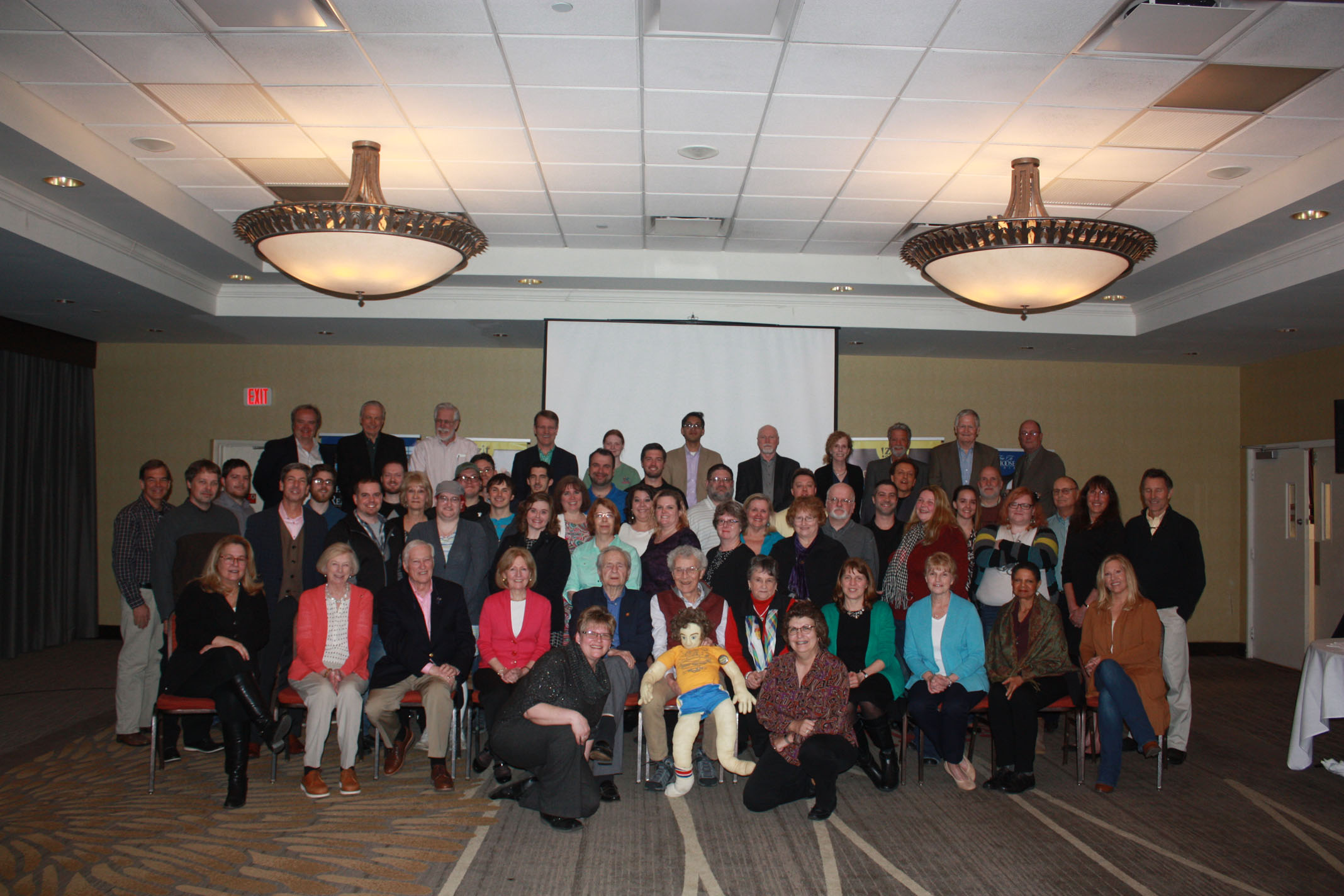 The entire Free To Choose Network staff, producers, family, and Board members turned out to wish Bob well in his retirement while harboring skepticism about Bob's actual retiring.