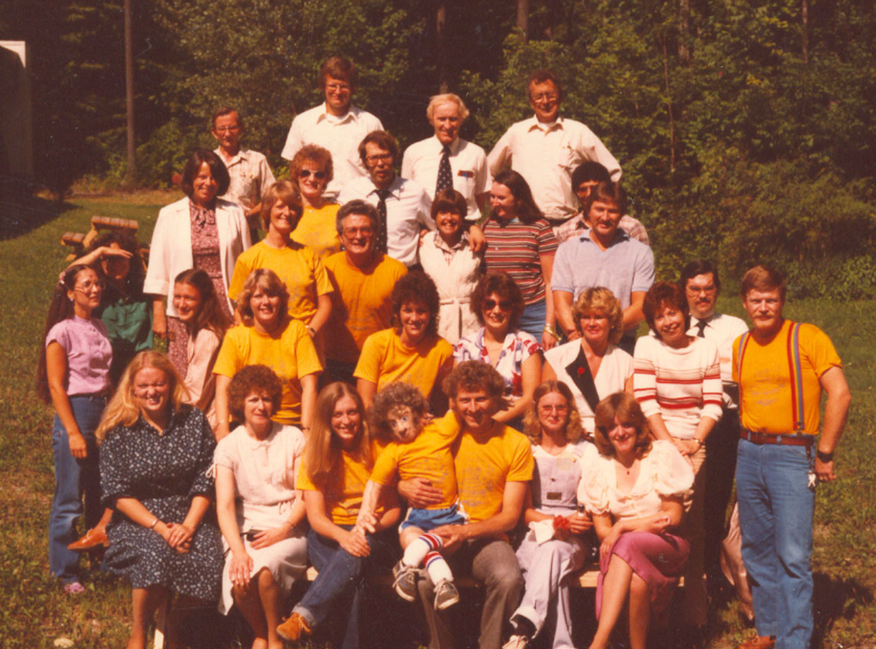As the station grew, the WQLN staff increased as well.