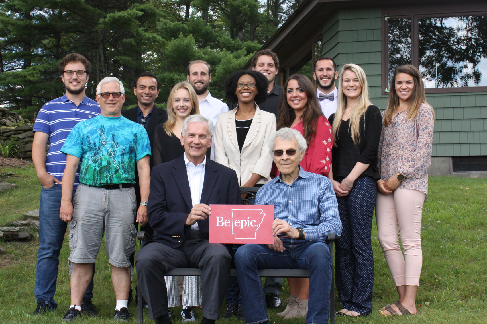 It was Bob’s dream to create a place for students to learn about Milton Friedman and discuss ideas. His dream came true when this group arrived from the University of Arkansas for the first week-long colloquium at  Capitaf. New FTCN board member, Wes Kemp (front left) was instrumental in bringing them.